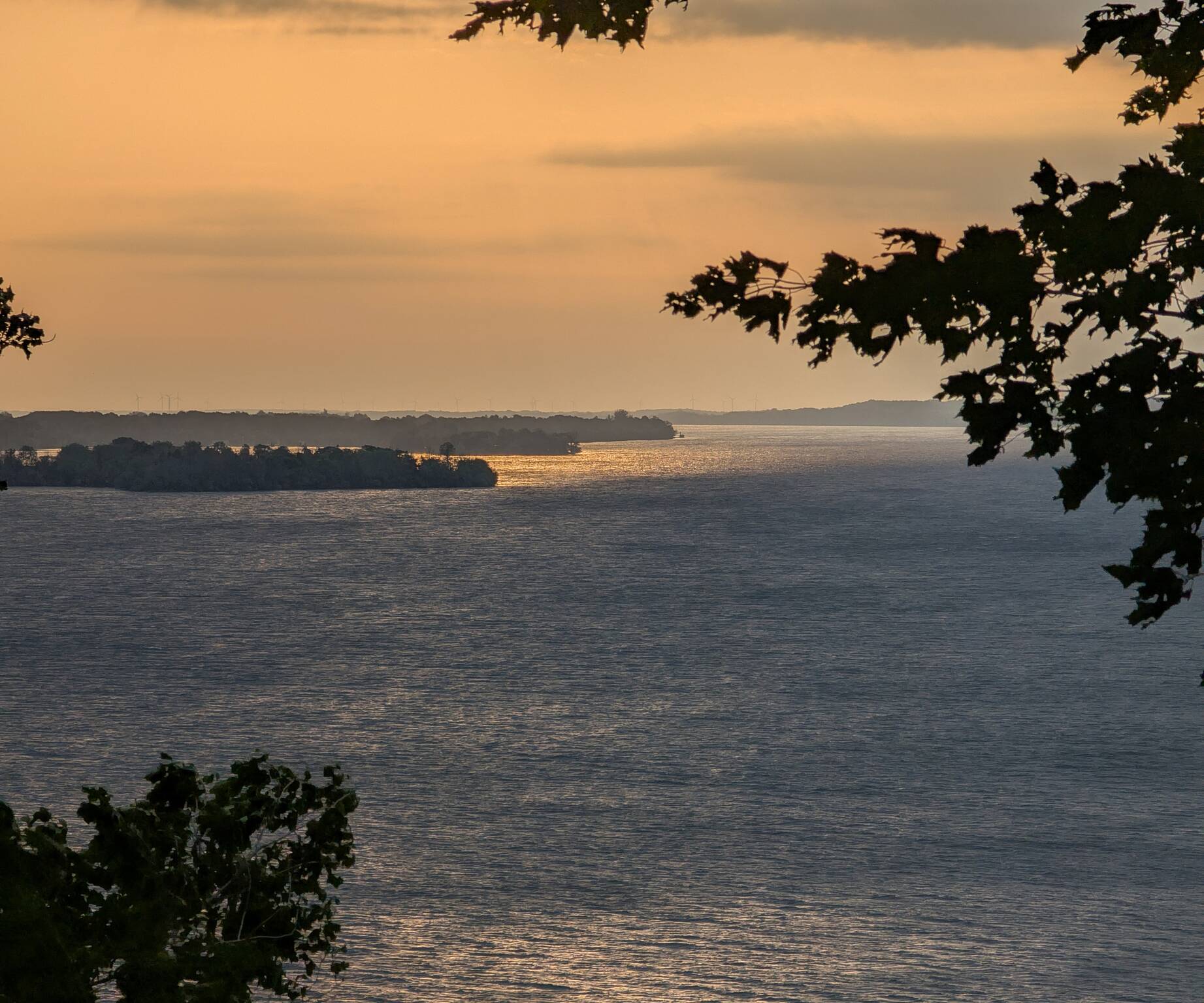 View of lake Ontario from PEC